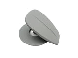 Levier gris Hot Spring 79462 pour valve de dérivation HSS 23-C avec sa base, vue de dessus