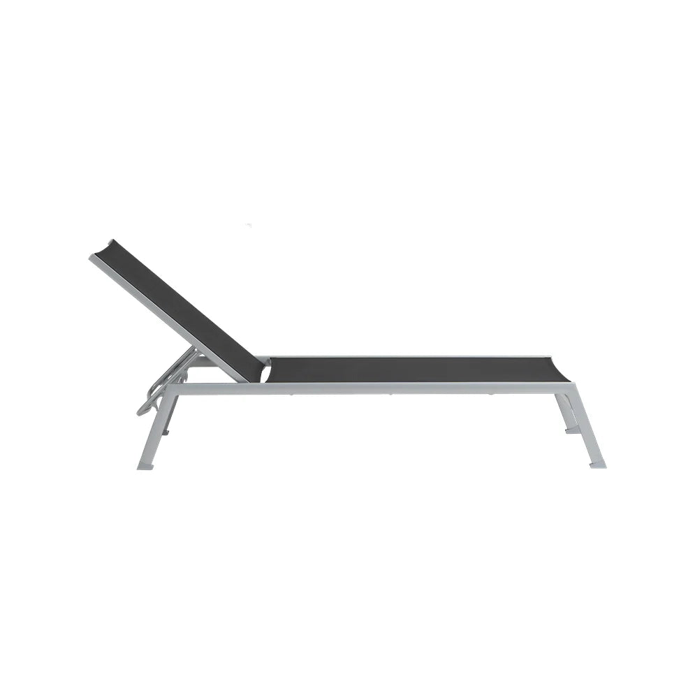 Ratana Collection Lucca Black Chaise Longue