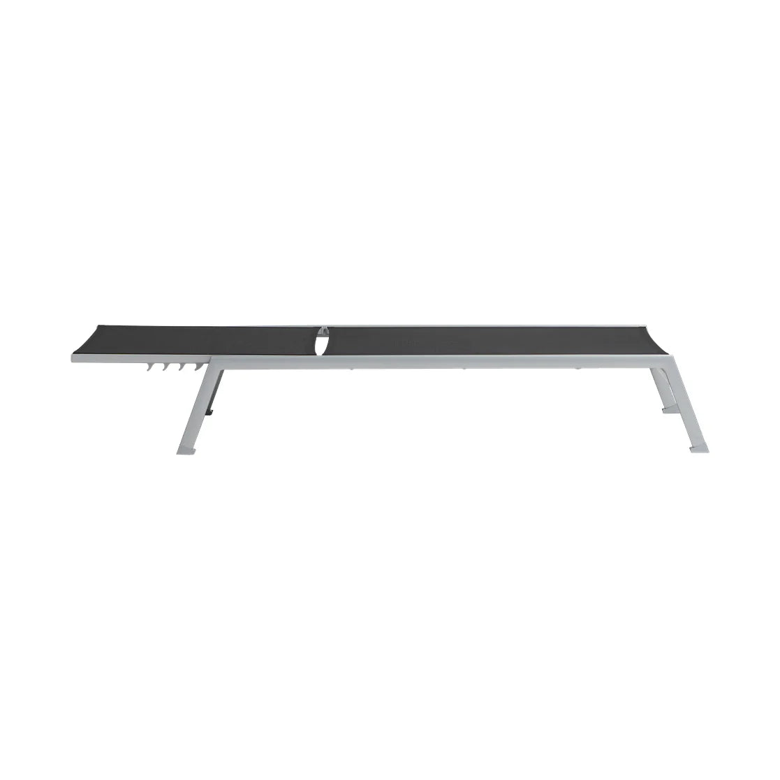 Ratana Collection Lucca Black Chaise Longue