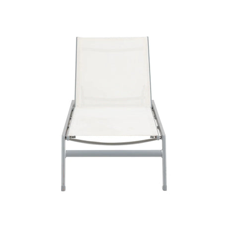 Chaise Longue Ratana Collection Lucca Blanche