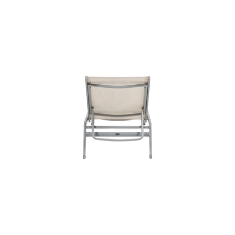 Chaise Longue Ratana Collection Lucca Blanche