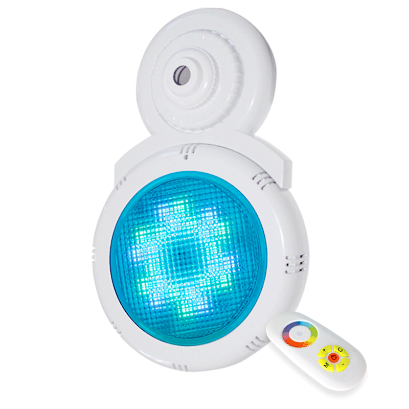 Lumière DEL multicolore Olympic ACM-198C pour retour d’eau avec télécommande