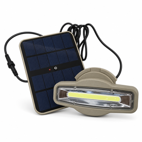 Ensemble InnovaLite 9010 avec lumière DEL blanche, panneau solaire et câble pour marche de piscine hors-terre