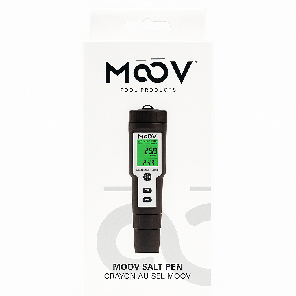 MOOV Salt Pen – Testeur électronique pour analyse d’eau de piscine et spa au sel – vue 2