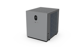 Thermopompe Moov Turbo X à ventilation verticale, boîtier en aluminium et commande