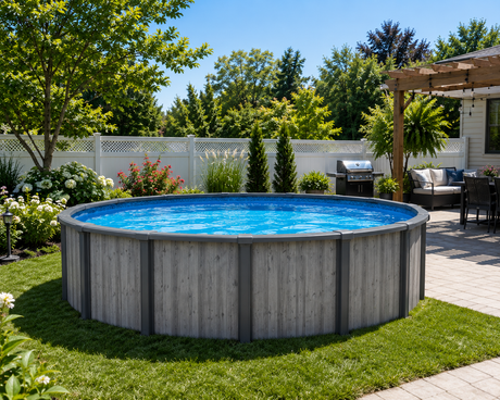 Java Cape Cod Oval Above-Ground Pool 12 x 16 ft – Final Clearance