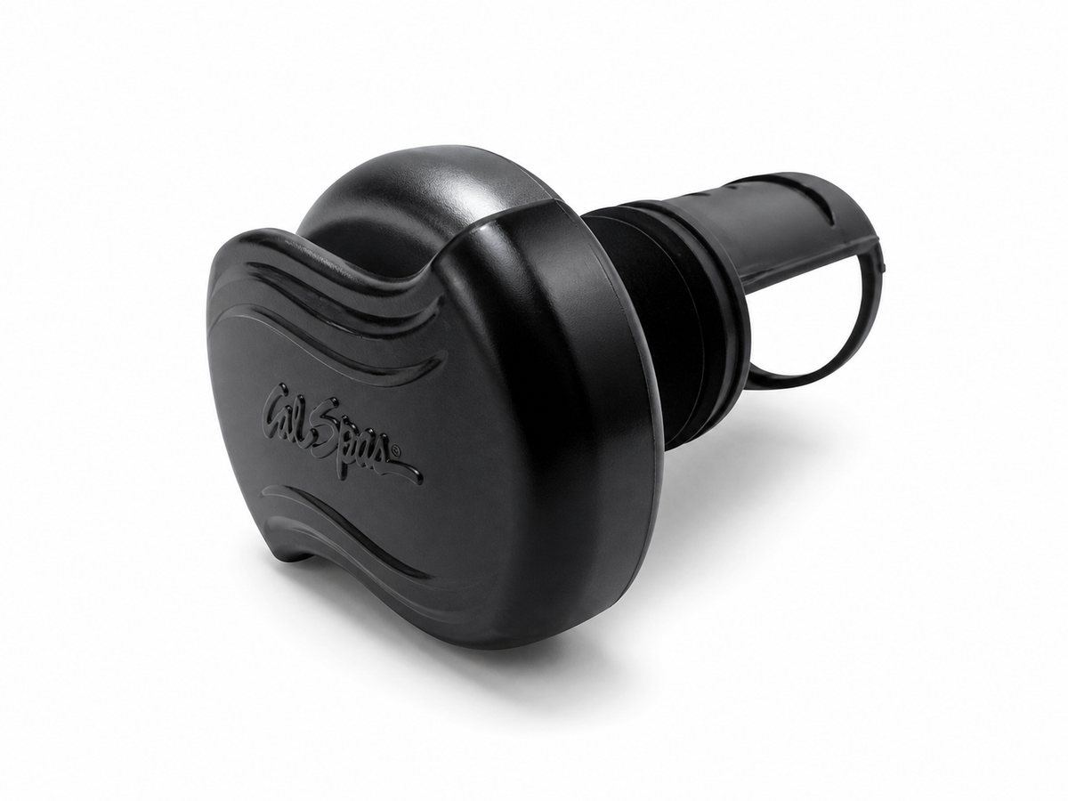 Black Swoosh Cap and Handle for 2" Diverter Valve with O-Rings (PLU21300477)