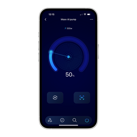 Pompe de piscine MOOV AI 2,7 HP MP3AI – Vitesse variable avec Wi-Fi – vue 5