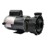 Pompe de spa LX 56WUA200-II 2 HP à deux vitesses, moteur bâti 56 et raccords de 2 po, vue droite