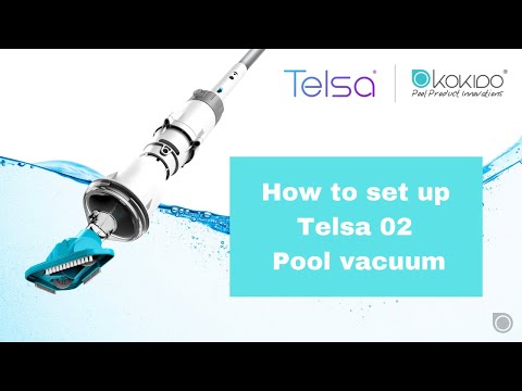 Aspirateur rechargeable sans fil Kokido Telsa 02 pour spa et petite piscine