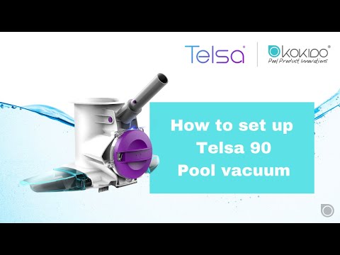 Kokido Telsa 90 Rechargeable Pool Vacuum – High Power Cordless | Large 6.5 L Capacity