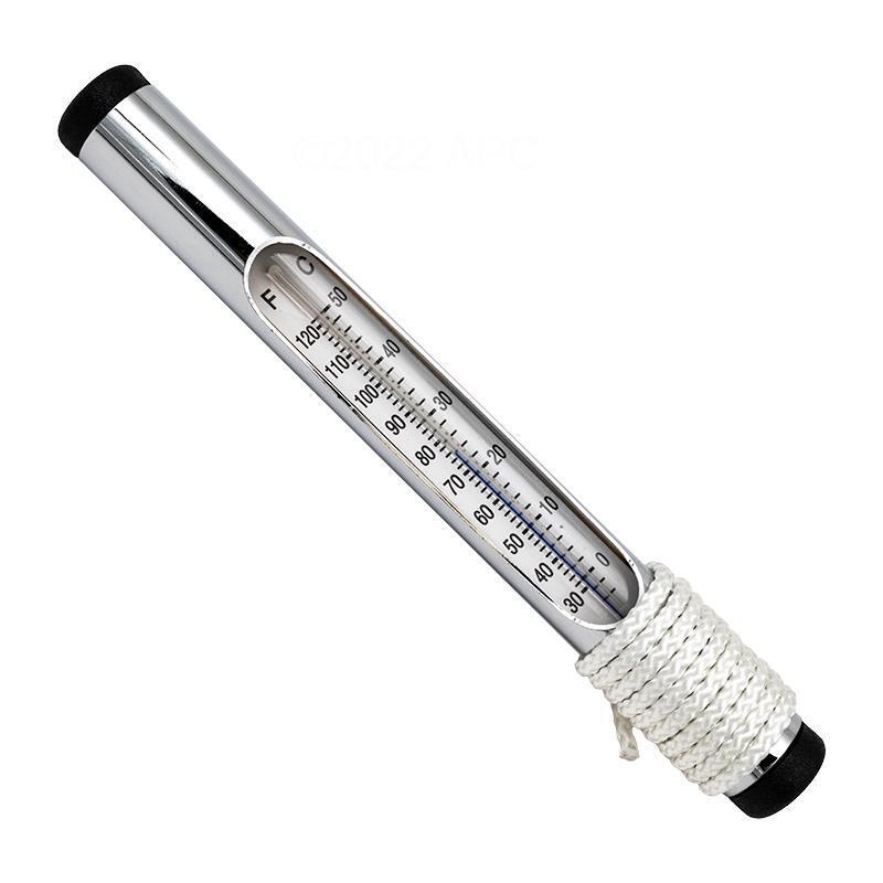Thermometer brass tube chrome Pentair R141086 130
