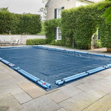 Toile hivernale opaque Yard Guard Deluxe pour piscine creusée rectangulaire