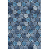 Travertine Hex Round and Oval Fabric for Above-Ground Pool