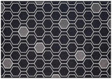 Tapis extérieur GEO Black géométrique – Treasure Garden