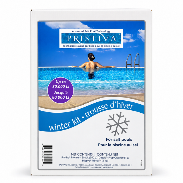 Trousse de fermeture Pristiva Deluxe pour piscine au sel