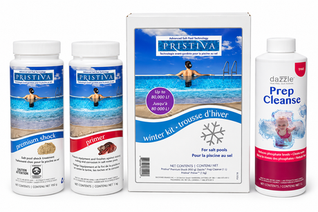 Trousse de fermeture Pristiva Deluxe pour piscine au sel – vue 2