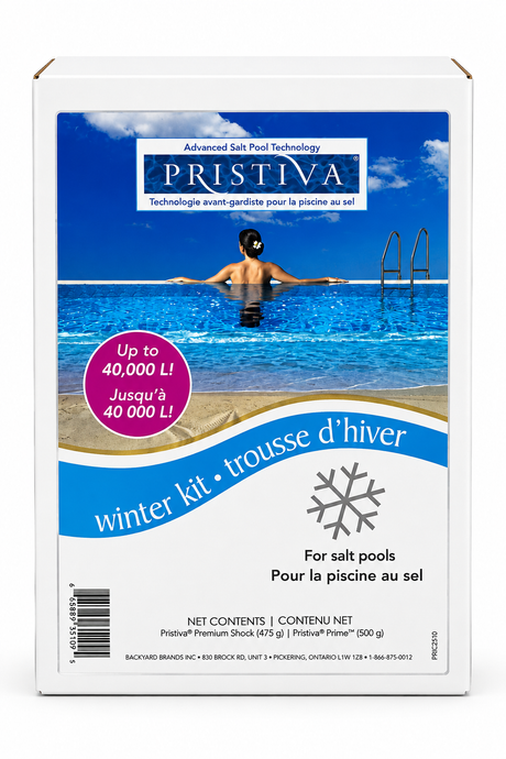 Trousse de fermeture Pristiva – Piscine au sel jusqu’à 40 000 L
