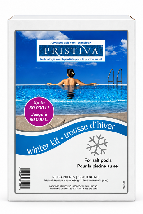Trousse de fermeture Pristiva – Piscine au sel jusqu’à 80 000 L