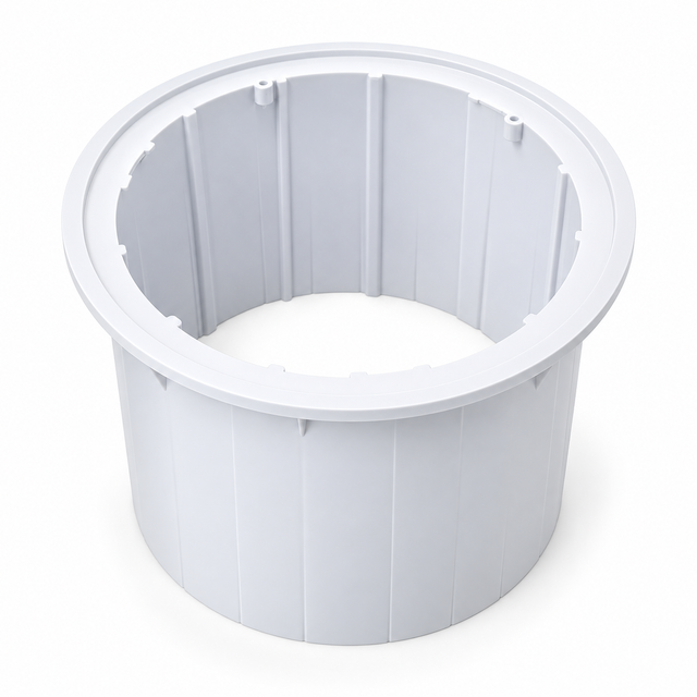 Tube Lumi-O blanc pour lumière ou puits, sans couvercle