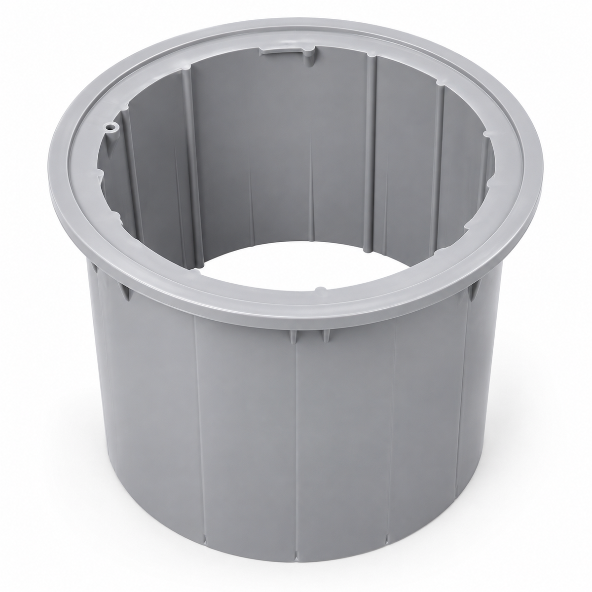 Tube Lumi-O gris pour lumière ou puits, sans couvercle