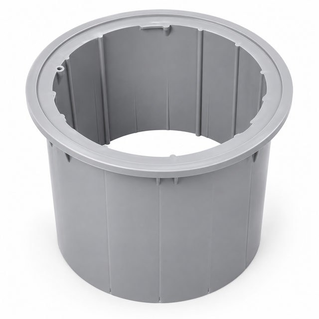 Tube Lumi-O gris pour lumière ou puits, sans couvercle
