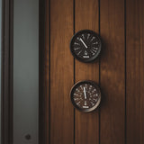 Tylö Brilliant Sauna Hygrometer – Matte Black Aluminum