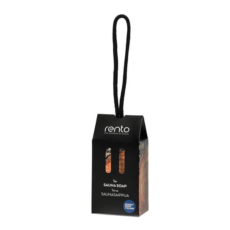 Savon Sauna RENTO Tar – Gentle vegetable soap with the scent of a Finnish cabin