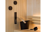 Tylö Brilliant Sauna Thermometer – Matte Black Aluminum