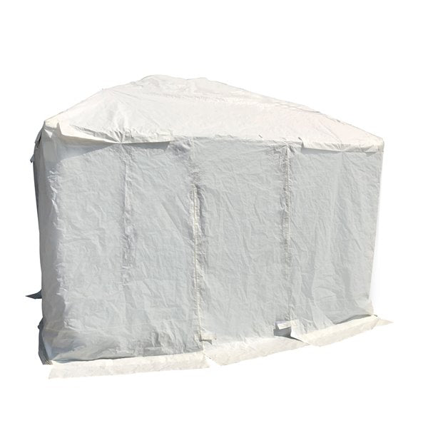 Toile hivernale pour gazebo Corriveau – Housse blanche 185 g/m²