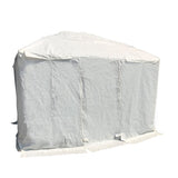Toile hivernale pour gazebo Corriveau – Housse blanche 185 g/m²