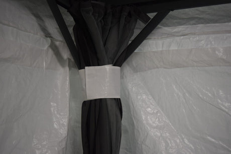 Toile hivernale pour gazebo Corriveau – Housse blanche 185 g/m²
