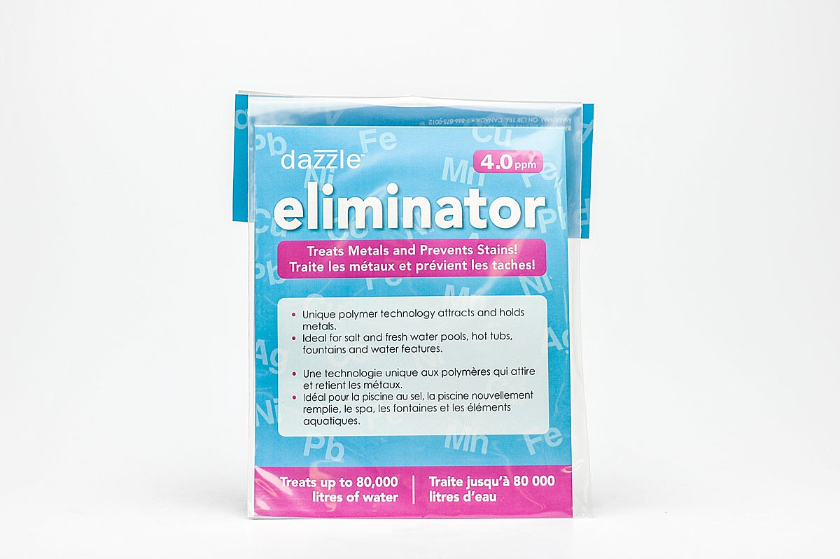 Eliminator – Metal remover for pool and spa | Anti-iron and anti-copper | Stain prevention