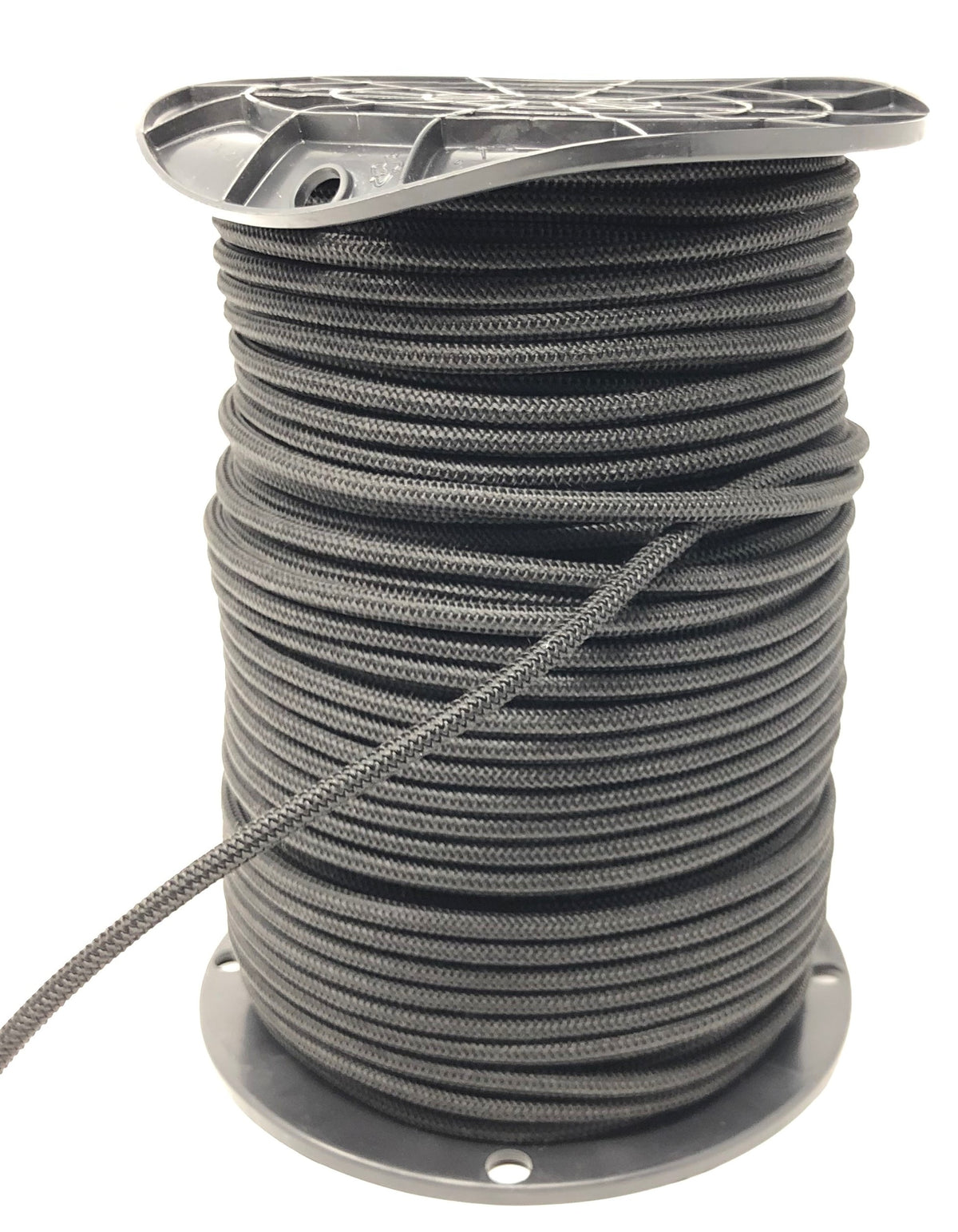 Black elastic cord 1/4 in – Sold by the foot
